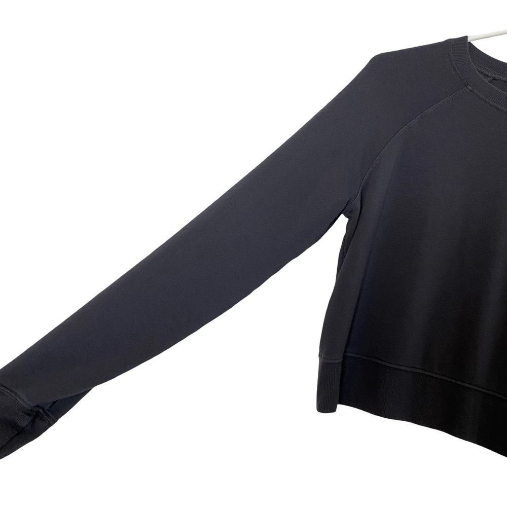 Splits59 Sweatshirt Womens Size Small Dark Gray Light Weight Boxy Raglan Grey - Picture 3 of 7